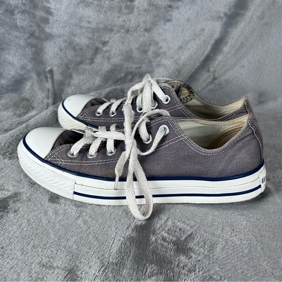 Converse All Star Low Top Sneakers Mens 6 Womens 8 Faded Navy Blue Chuck Taylors - Picture 6 of 13